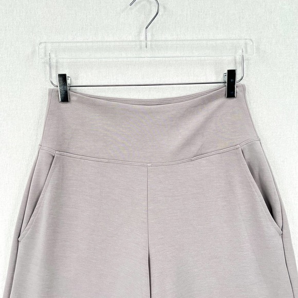 ATHLETA Pants Womens Small Light Gray Seasoft Wide Crop Tinsel Athletic Workout - Picture 6 of 16